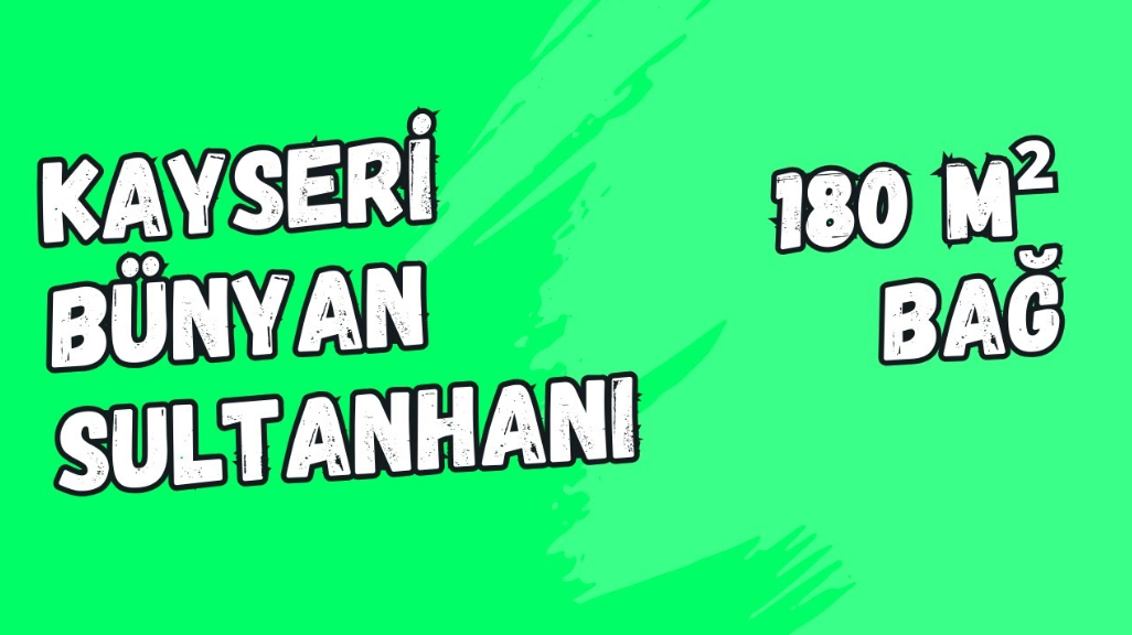 KAYSERİ BÜNYAN SULTANHANI KÖYÜ 180 M² BAĞIMIZ SATILIKTIR. - KAYSERİ BÜNYAN fotoğraf 10